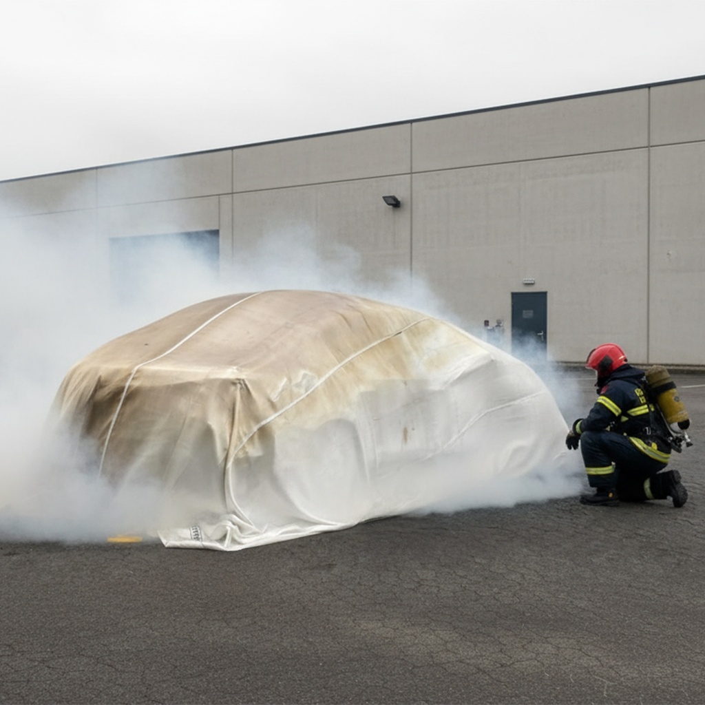 MANTA APAGA FUEGO PARA COCHE 6x8m
