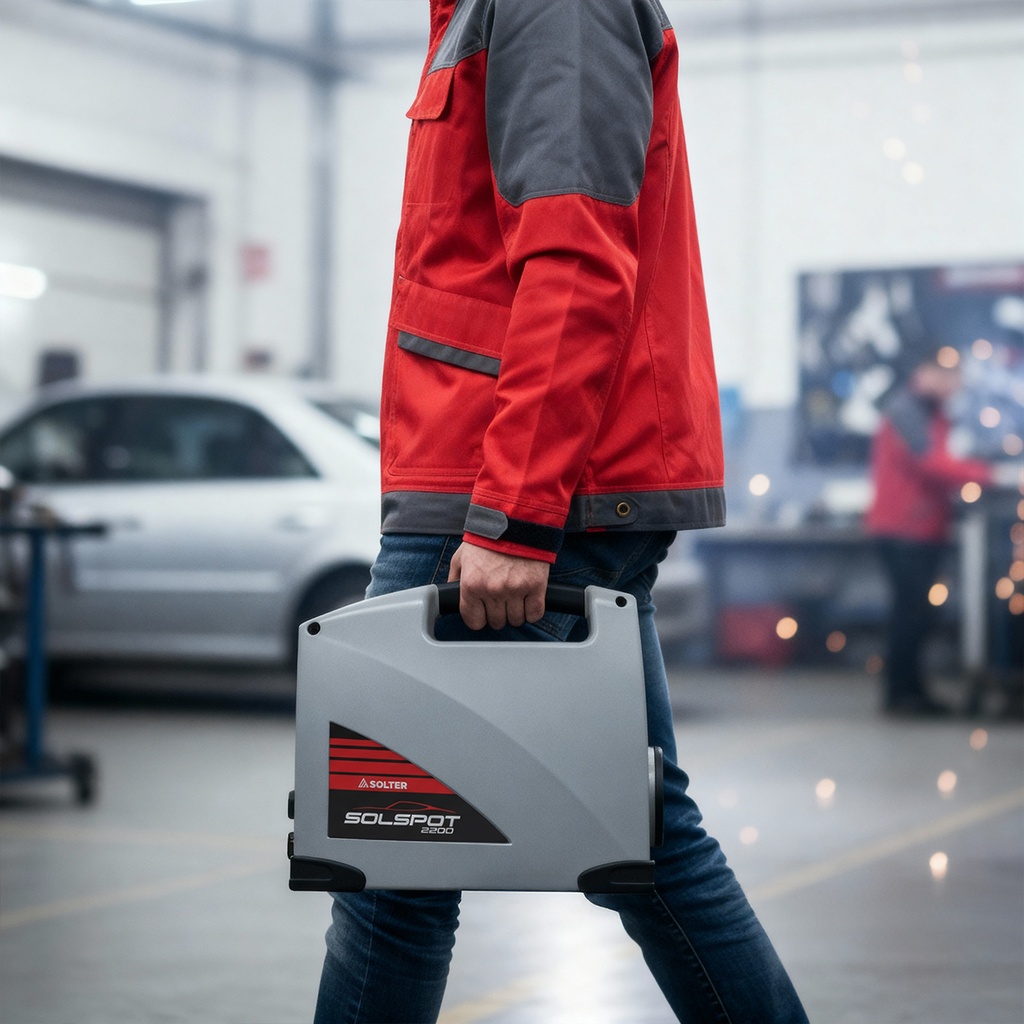 SOLSPOT 2200 ALU-STEEL ARCO CORTO INVERTER