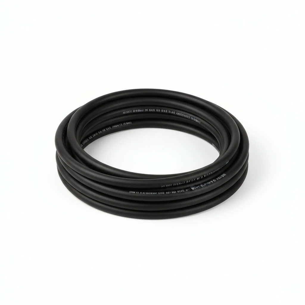 GAS TUBE BLACK 6*12mm
