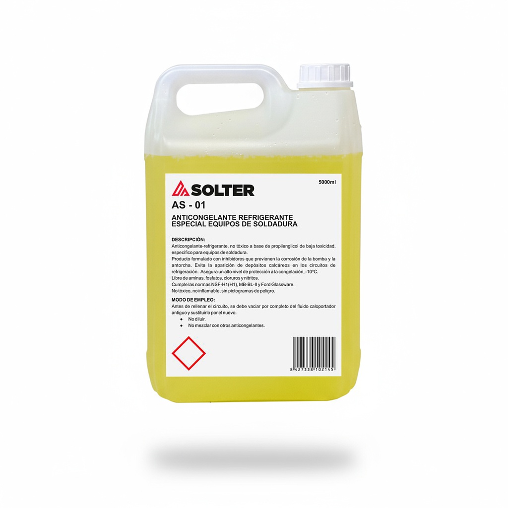LIQUIDO REFRIGERANTE ANTORCHAS 5L