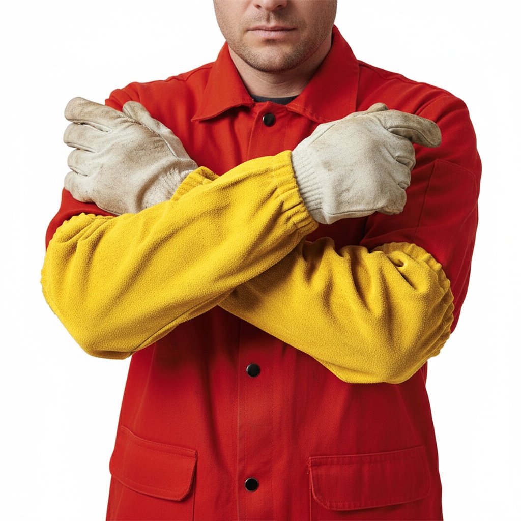 MANGUITOS SOLDADOR CUERO