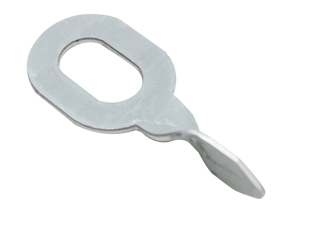 KIT 50 TWISTED STEEL WASHERS WITH EYELETS - 1.5 mm