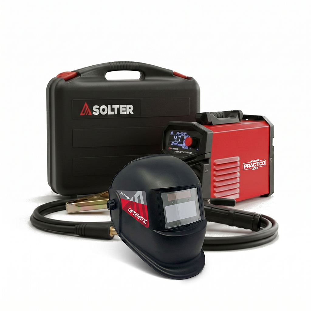 KIT SOLDADOR PRACTICO 200LD + OPTIMATIC 100