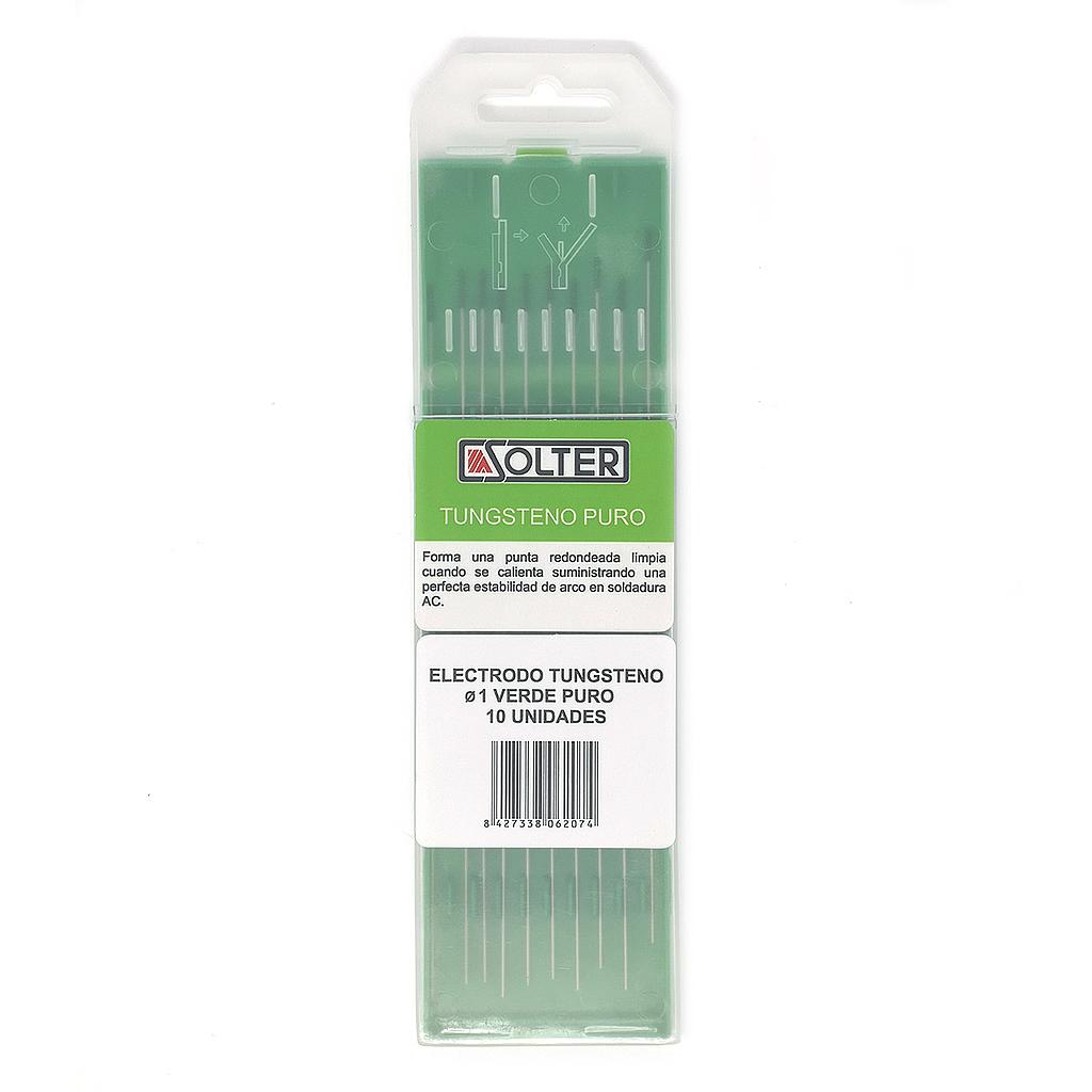ELECTRODOS TUNGSTENO VERDE