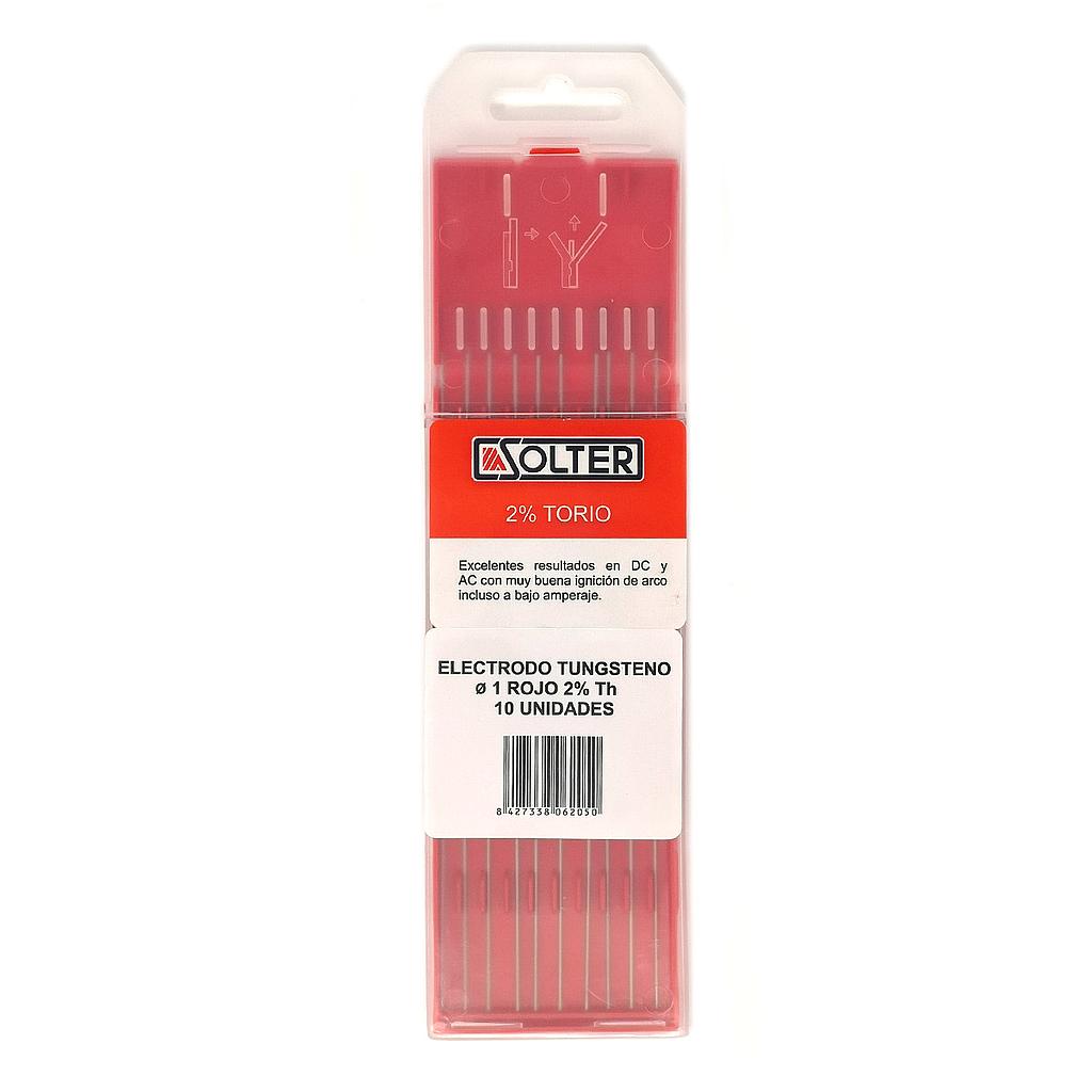 ELECTRODOS TUNGSTENO ROJO