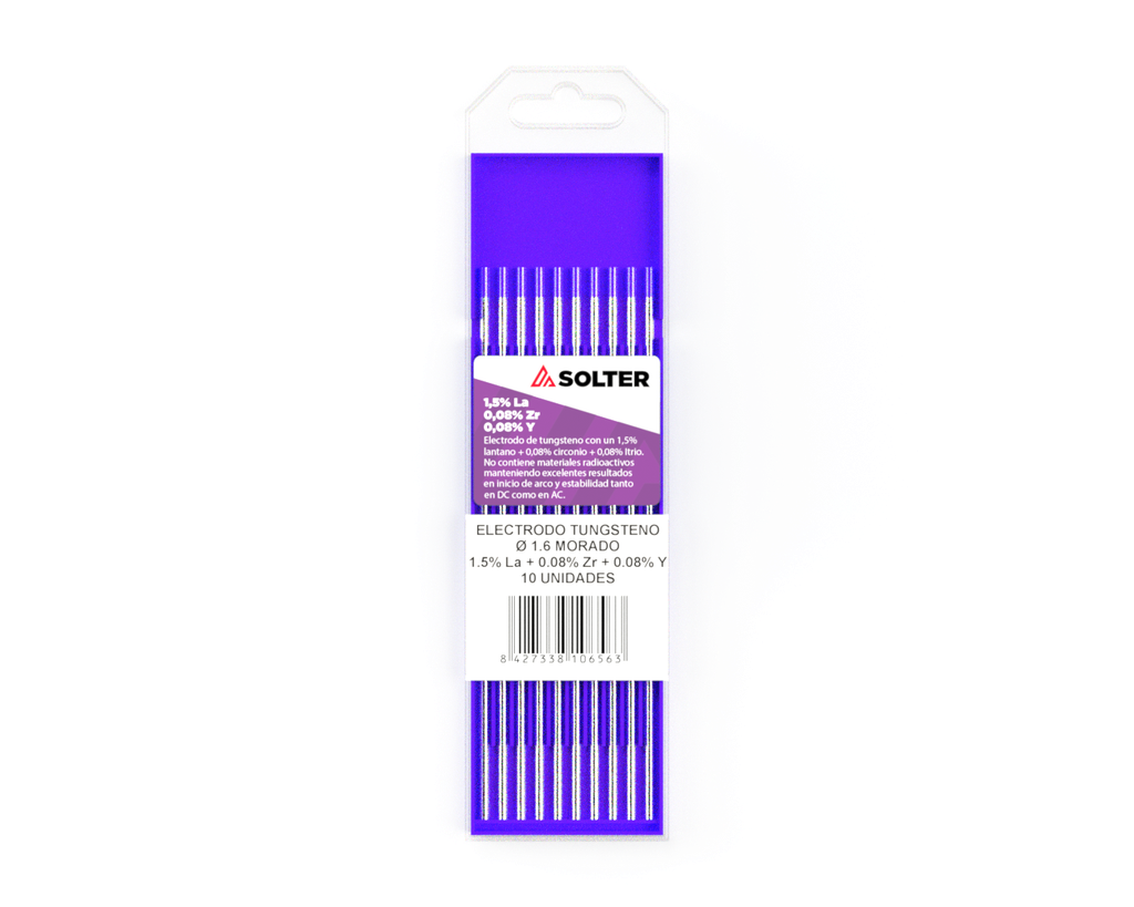 ELECTRODOS TUNGSTENO  MORADO