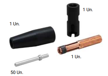 COMPLETE STUD WELDING KIT ø 4 - SOLSPOT 2200/2500